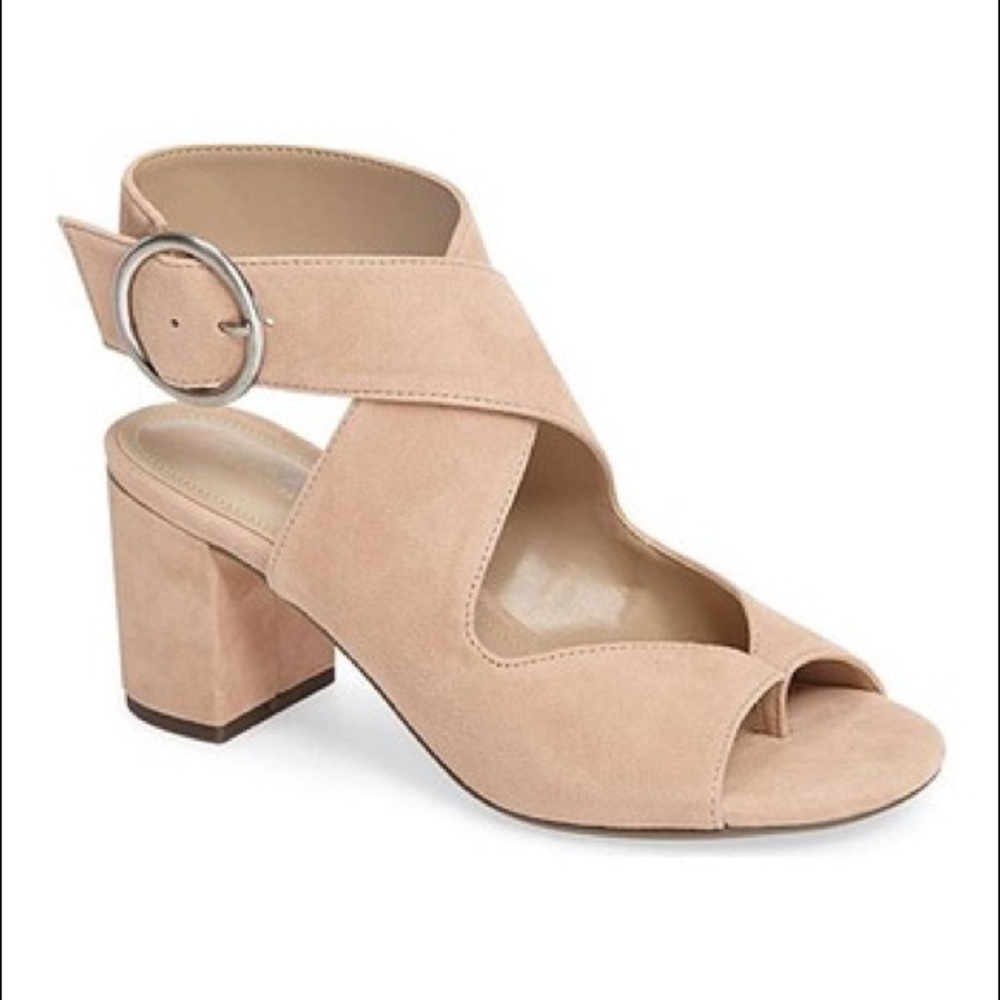 New Charles for Charles David suede sandals, 6.5